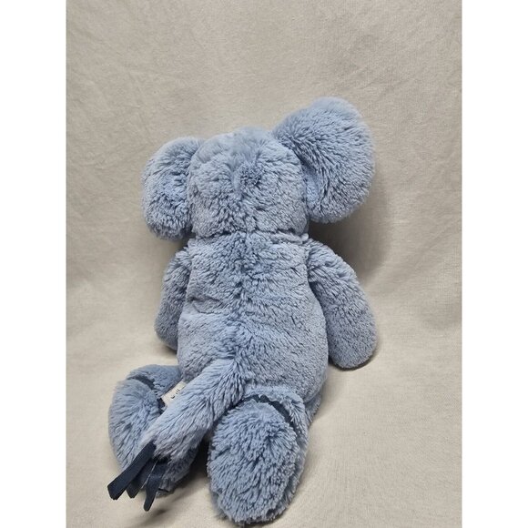 Jellycat Piper Blue Elephant Plush Stuffed Animal Beanbag Toy 12"- Retired - Picture 7 of 7